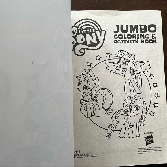 My little pony jumbo coloring & activity book, new - Picture 4 of 4